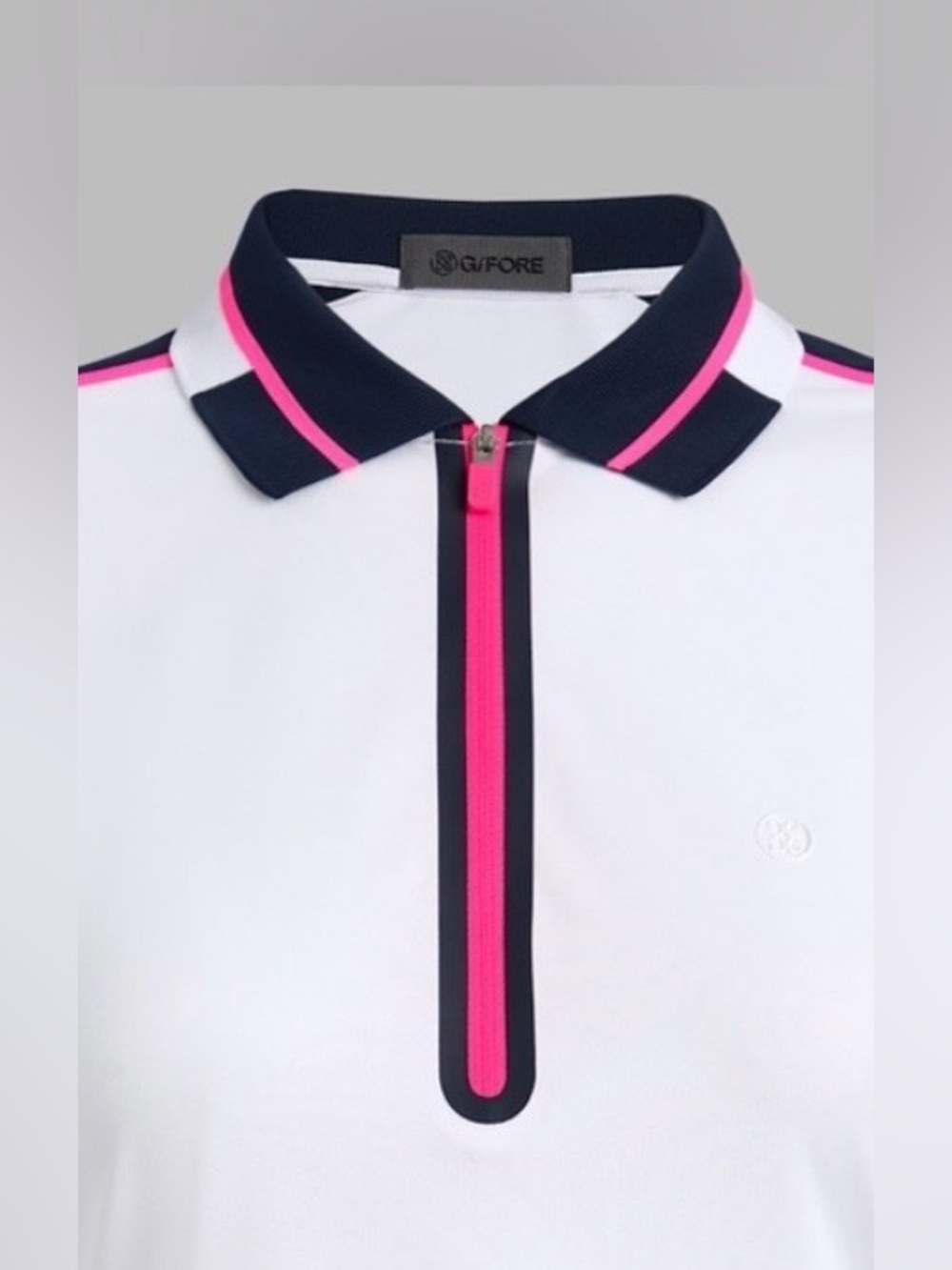 G/FORE CONTRAST TECH PIQUÉ SLEEVELESS POLO